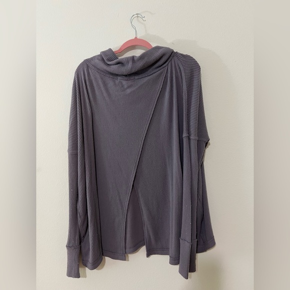 We The Free Ribbed Cowl Neck Top - Picture 2 of 3